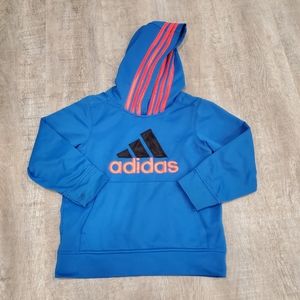 Adidas Blue Kids 3 Stripe Sweatshirt Size 7X